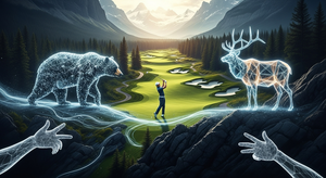 Golfing With Bears in Banff